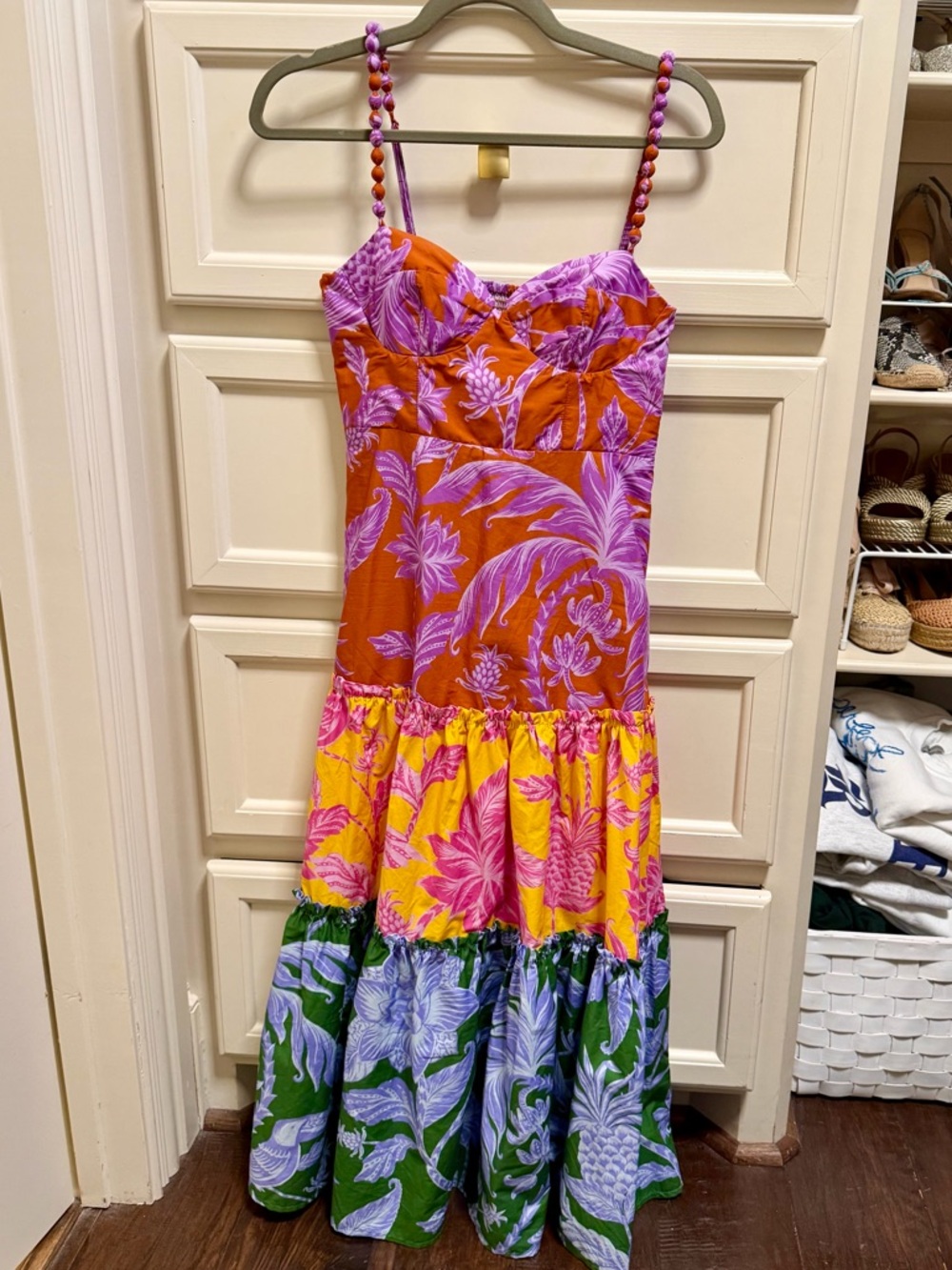 FARM Rio Tropical Swing Midi Dress NWOT - Picture 5 of 6